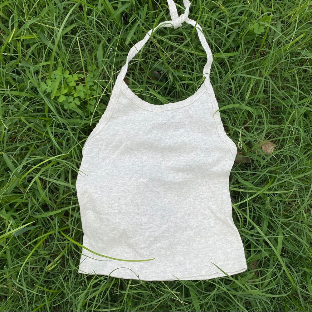 Scallop Urban Halter Top